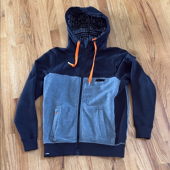KTM Other - KTM PowerWear Premium Zip Hoodie, Holiday Print Hood, Size Large
